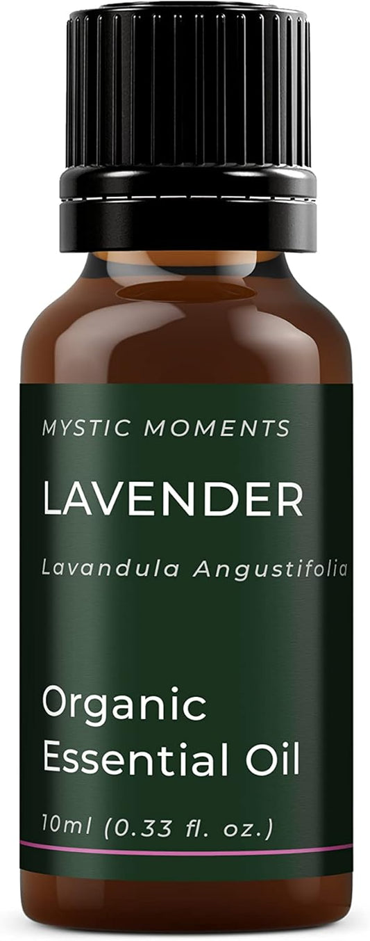 Mystic Moments | Organic Lavender Essential Oil 50Ml - Pure & Natural Oil For Diffusers, Aromatherapy & Massage Blends Vegan Gmo Free