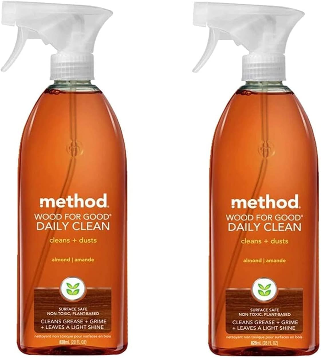 Method Wood for Good Daily Clean Almond -28 fl oz - (Pack of 2
