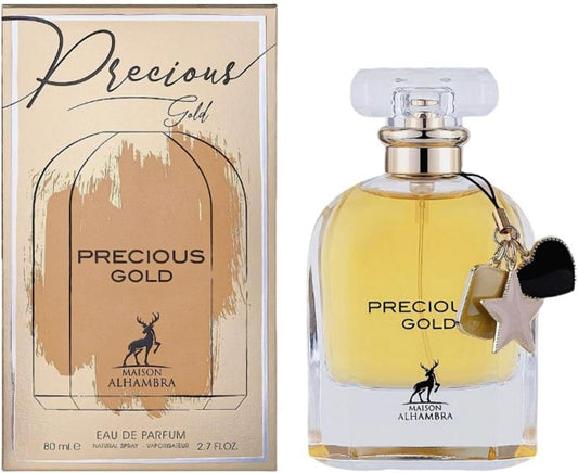 Lattafa Precious Gold Al Hambra Edp 80 Ml /2.7Oz : Beauty & Personal Care