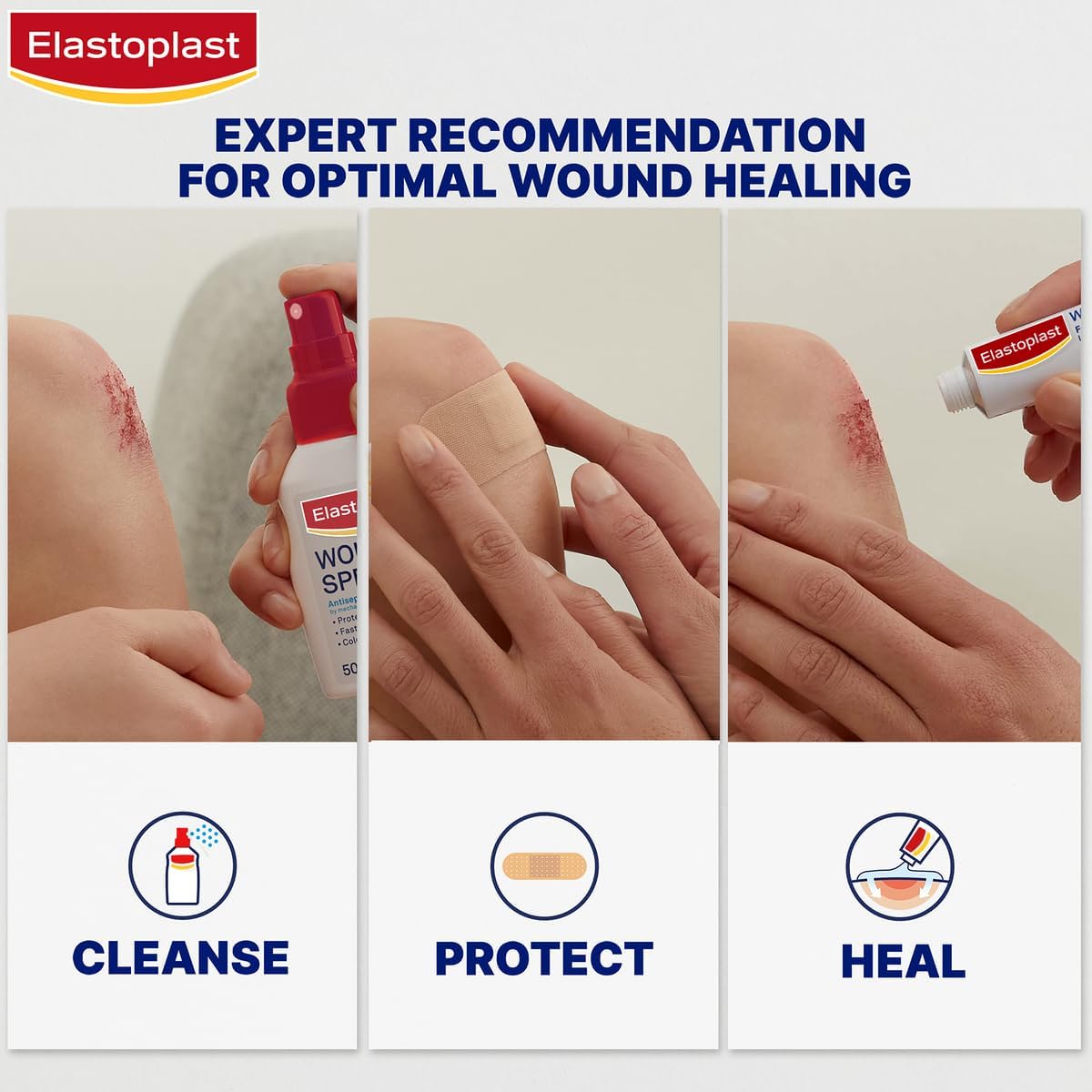 Elastoplast Extra Flexible Fabric Plaster Strips (40 Pieces), Breathable Large Plasters (Pack of 4) : Amazon.co.uk: Health & Personal Care