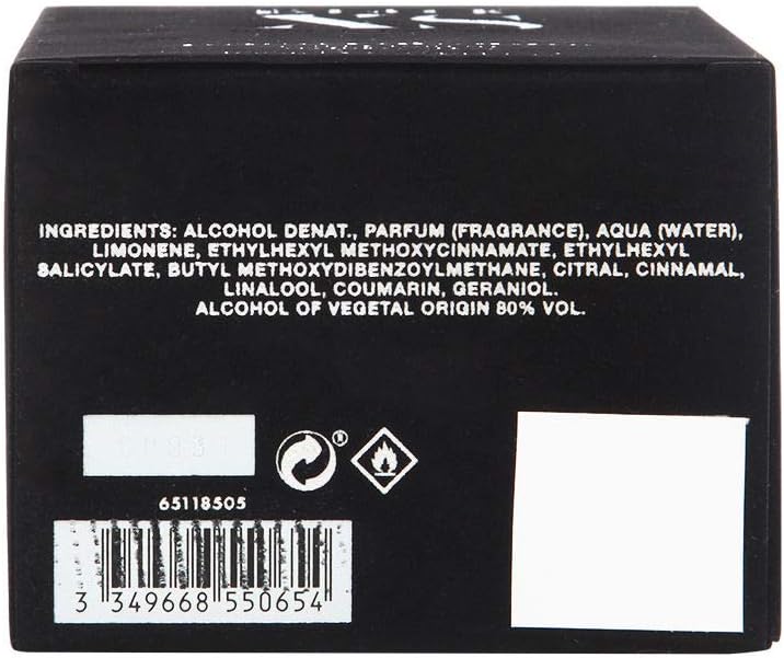 Paco Rabanne Black Xs Eau De Toilette Men'S Natural Body Spray, 100Ml