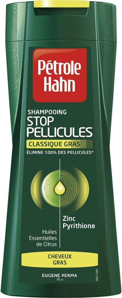 Pétrole Hahn – Stop Dandruff Greasy Hair – Shampoo – Frequent Use – 250Ml – Pack Of 2