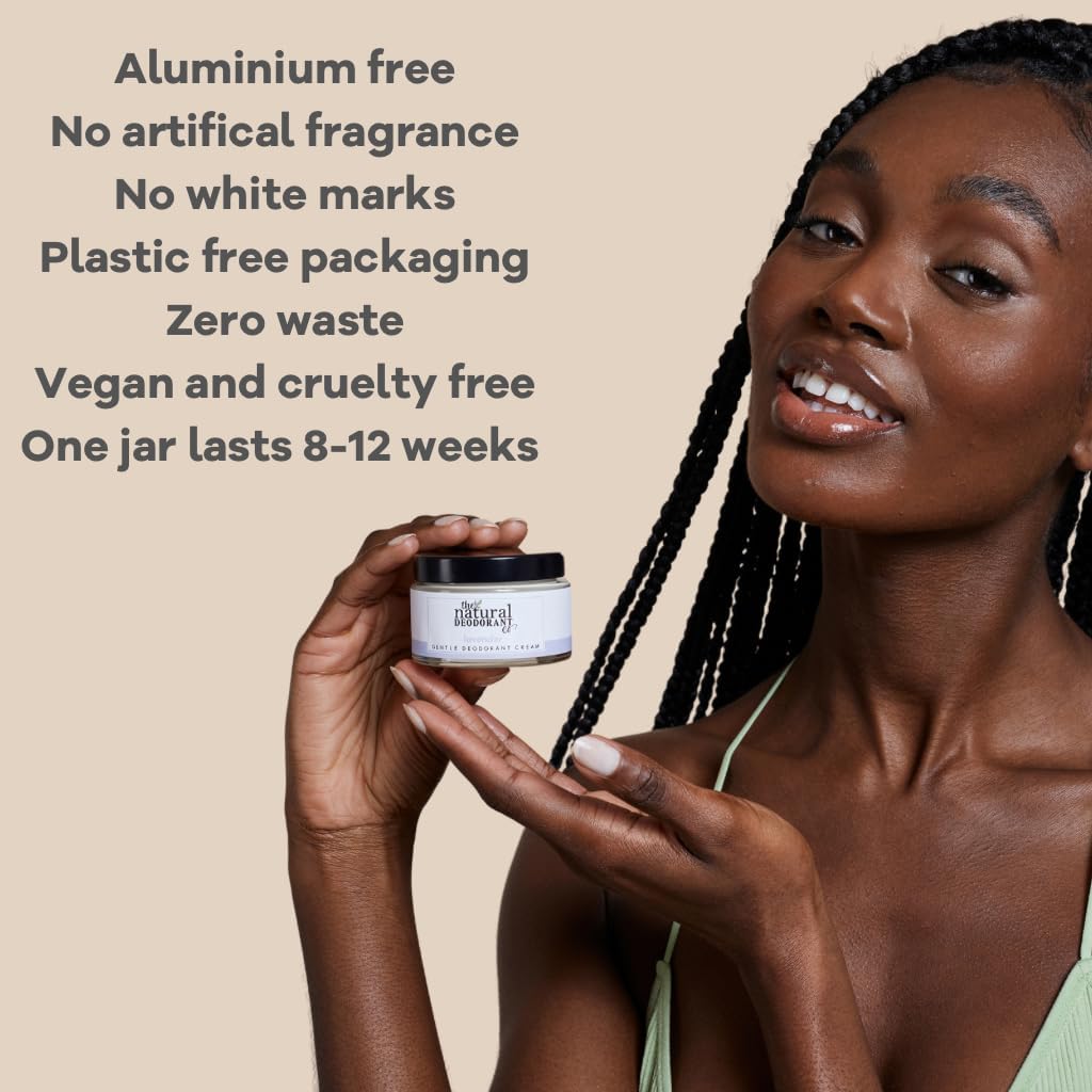 The Natural Deodorant Co, Gentle Deodorant Cream Tangerine 55g, Aluminium Free, Plastic Free, Sensitive Skin : Amazon.co.uk: Beauty