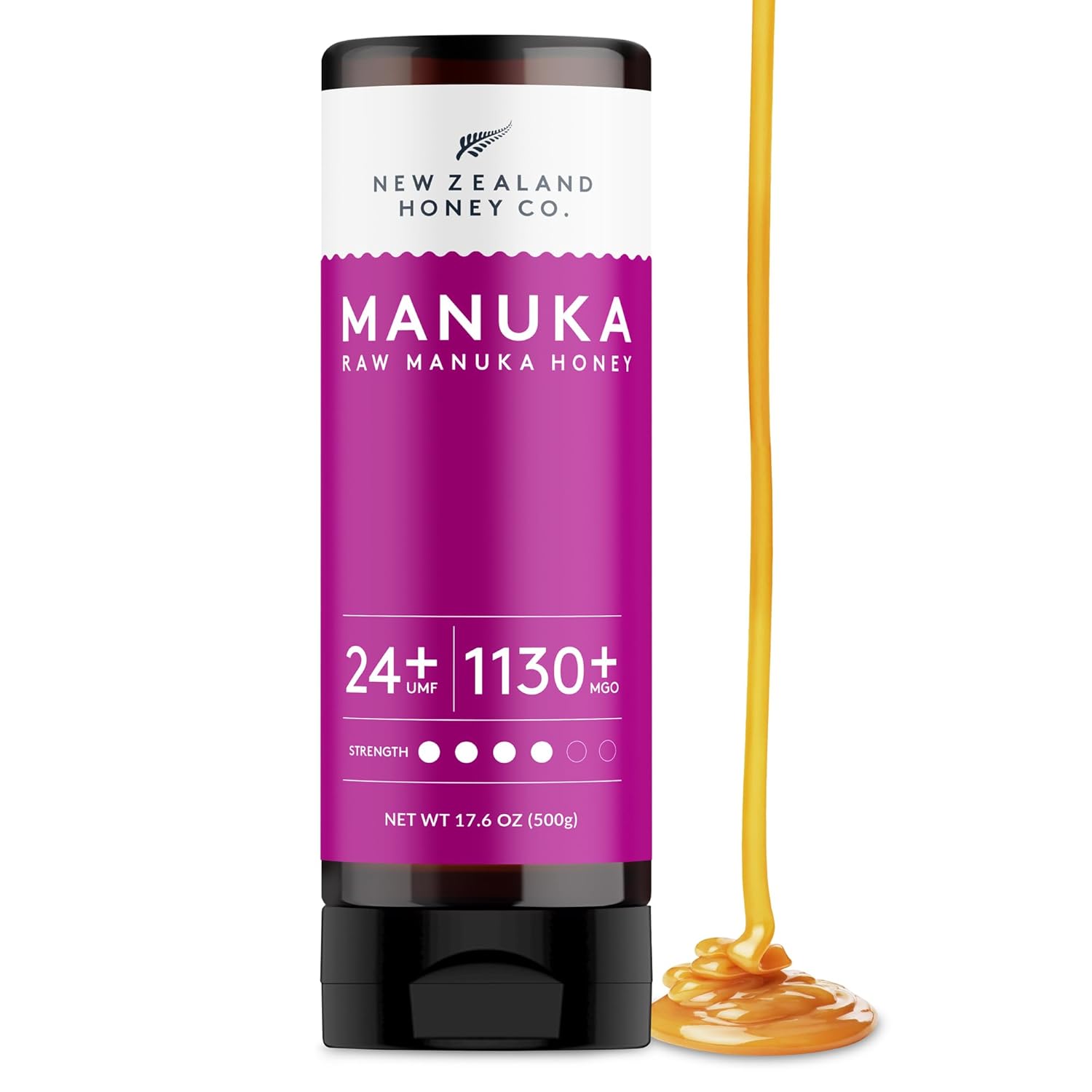 New Zealand Honey Co. Manuka Honey Umf 24+ Squeezy | 500G | 17.6Oz