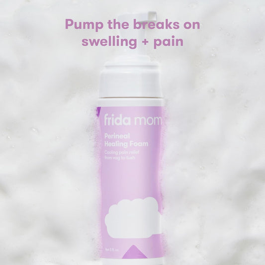 Frida Mom Witch Hazel Perineal Healing Foam For Postpartum Care, Cooling Pain Relief And Hemorrhoid Treatment, 5 Fl Oz