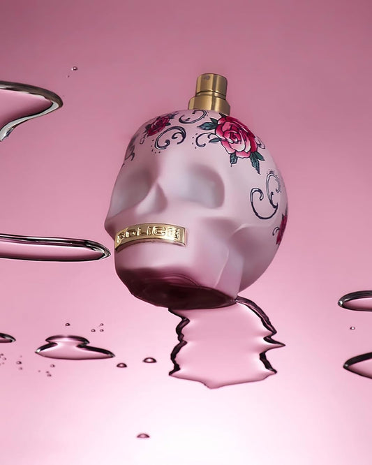 To Be Tattooart For Woman By Police - Fragrance For Women - Floral Fruity Gourmand Scent - Creamy Sandalwood And A Powdery-Sweet Marshmallow Accord - Eye-Catching Skull Bottle - 2.5 Oz Edp Spray