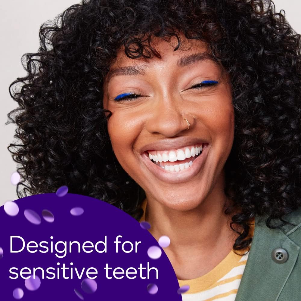 Burst Sensitive Teeth Friendly Whitening Kit | 7 Treatments With 12.5% Hydrogen Peroxide | Results In 15 Min. + Up To 6 Shades Whiter In 1 Week | Prefilled Gel Trays : Baby