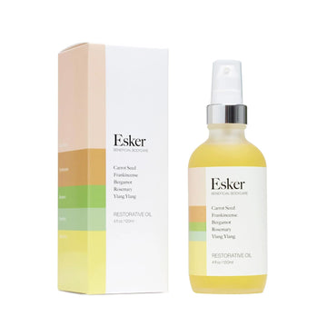 Esker Restorative Body Oil | Premium Deep Hydration Oil Designed To Soften And Moisturize Skin While Promoting Circulation And Energy Flow, Fast-Absorbing With Vitamins And Antioxidants 4Oz