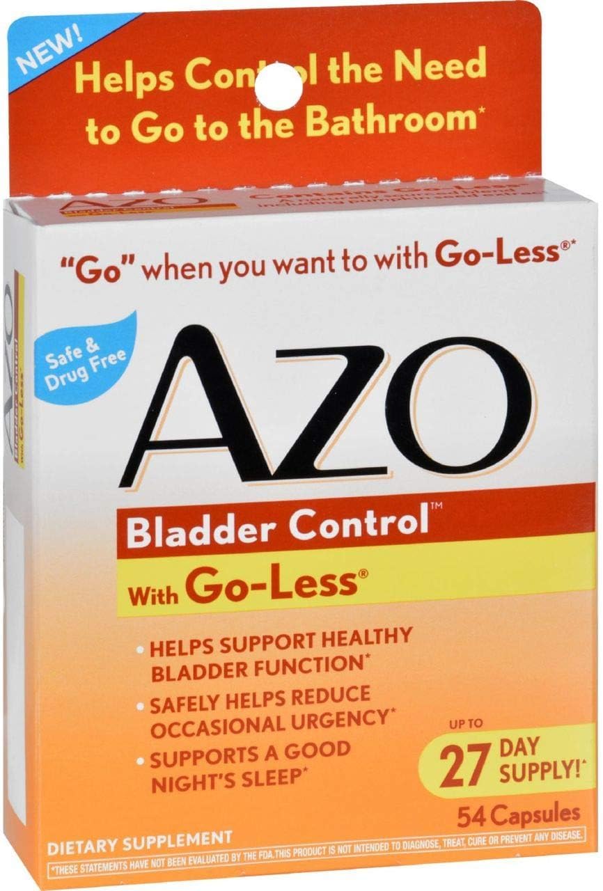 AZO Bladder Control, 54 Capsules (2 Pack) : Health & Household