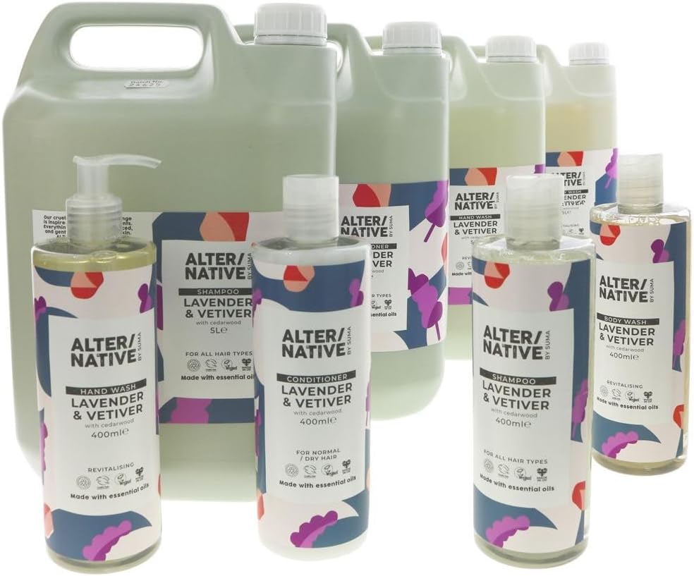Alter/Native Natural Plant-Powered Cruelty Free Body Wash (Lavender & Geranium, 5 Litre)
