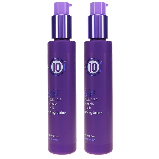 It'S A 10 Haircare Silk Express Miracle Silk Smoothing Balm, 5 Fl. Oz. (Pack Of 2)