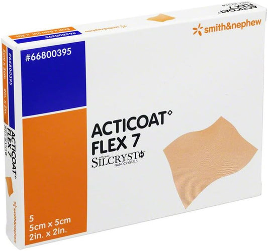 Acticoat Flex 7 Dressing 5Cm X 5Cm - 5 Dressings