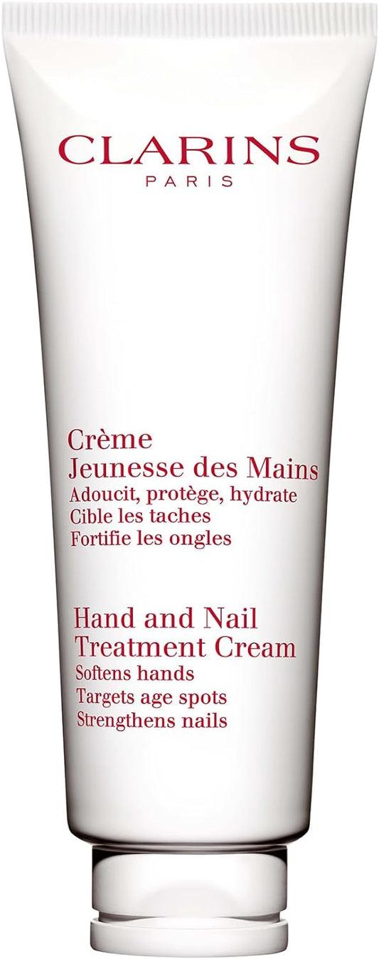 Clarins Hand & Nail Treatment Cream 100ml | Nourishing Moisturiser for Dry Hands & Strengthening Nails | Anti Aging | Non Greasy : Amazon.co.uk: Beauty