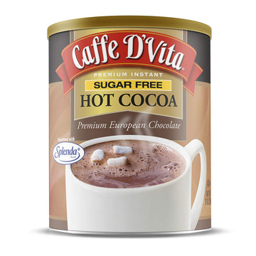 Caffe D’Vita Sugar Free Hot Cocoa - Pack Of 2 - 10 Oz. Cans