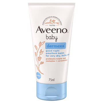 Aveeno Baby Dermexa Good Night Emollient Balm, 75 ml