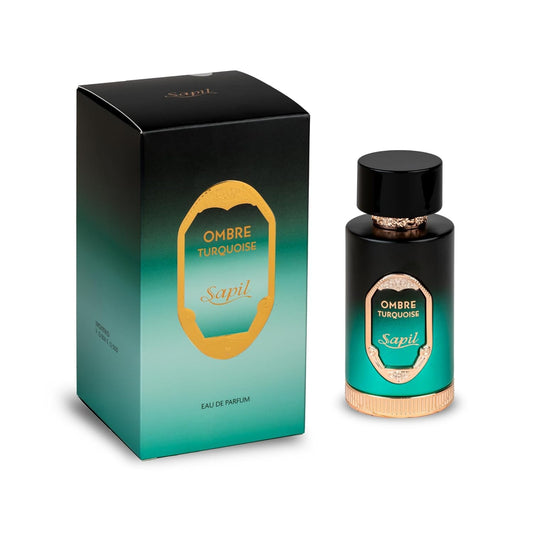 Sapil Ombre Flame Aura Unisex Eau De Parfum - Spiced Oud, Vanilla, Tonka & Amber - Long-Lasting Warm Woody Perfume - 3.38 Oz