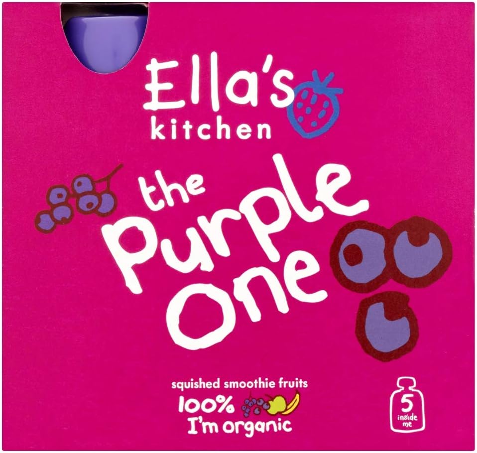 Ellas Kitchen Organic Fruit Smoothie The Purple One, 450G (Pack Of 5)