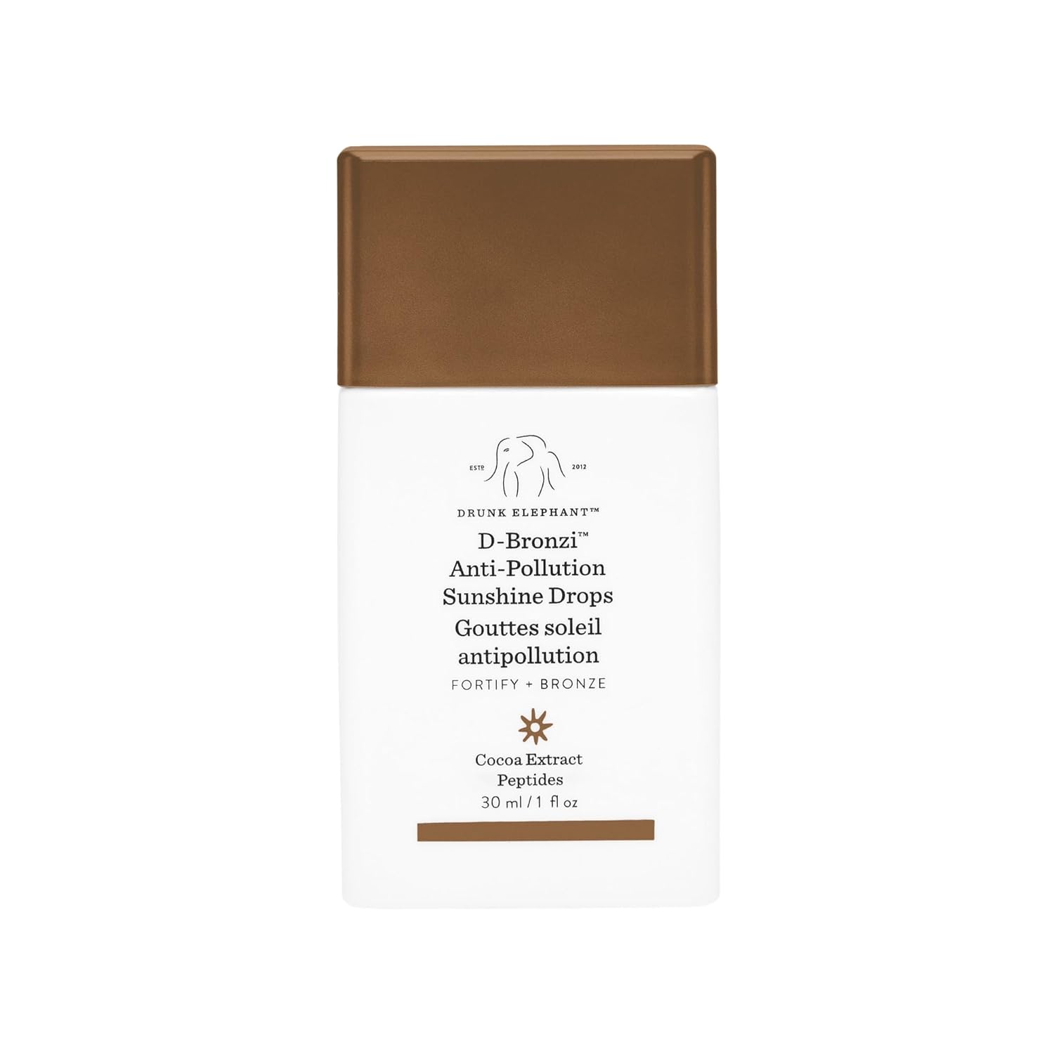 Drunk Elephant D-Bronzi Sunshine Drops - 30 Ml/1 Fl Oz - Bronzing Color Serum Drops - Clean Clinical Skincare - Cruelty-Free - Dermatologist-Tested - Free Of Essential Oils, Silicones, And Fragrance