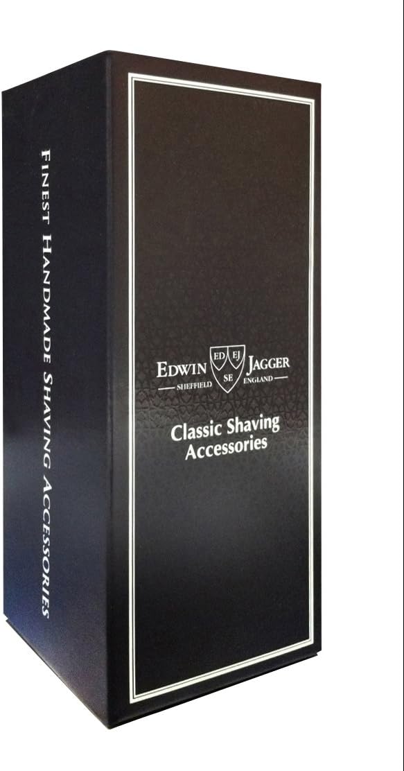 Edwin Jagger Double Edge (De) Chrome & Ivory Color Handle Safety Razor : Beauty & Personal Care