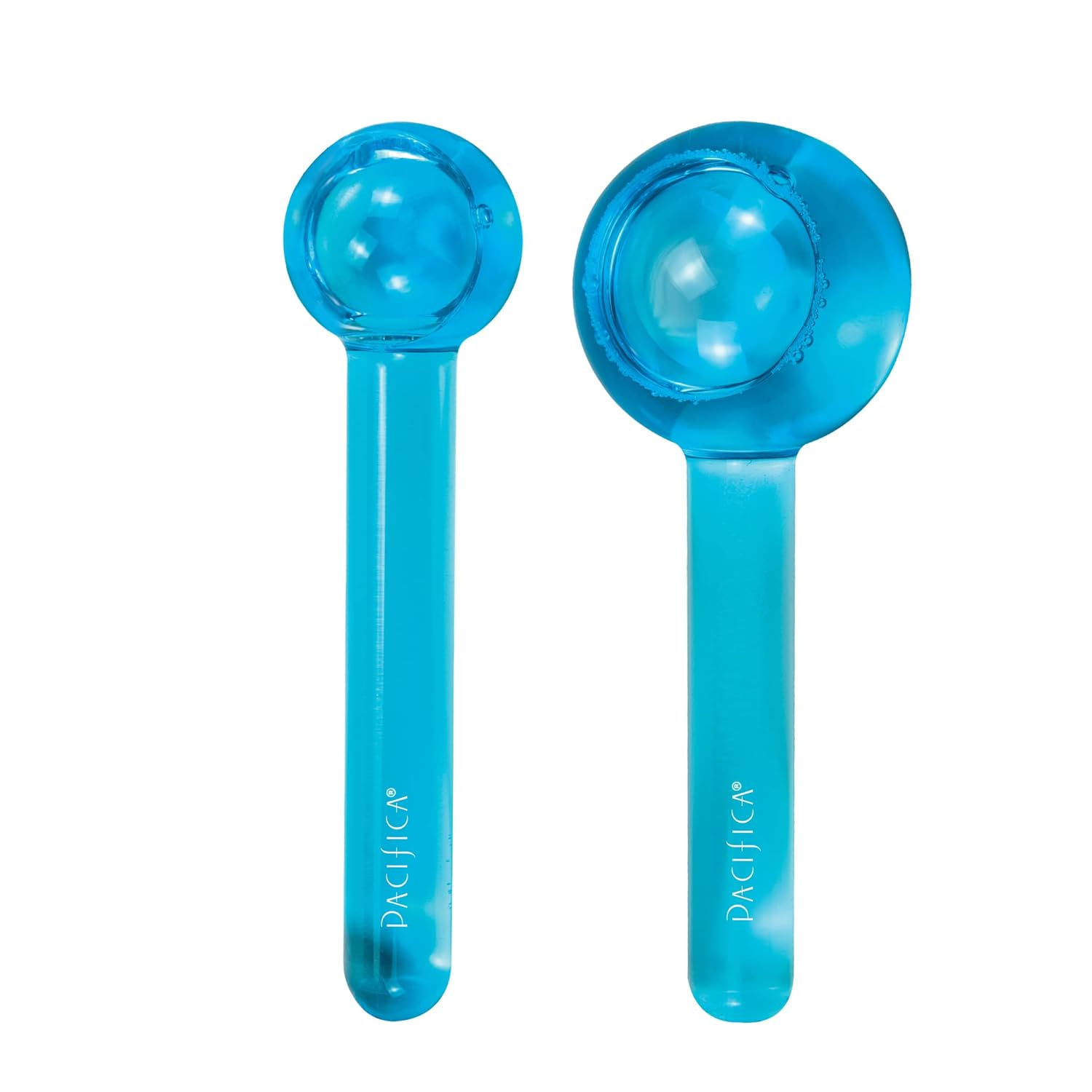 Pacifica Beauty Chill Baby Cooling Glass Cryo Globes, Skincare, Cryotheraphy Ice Globes, Face Massager Tool, Reduce Redness, Puffiness, Minimize Pores, Small And Large Sized Globes (2 Pieces)