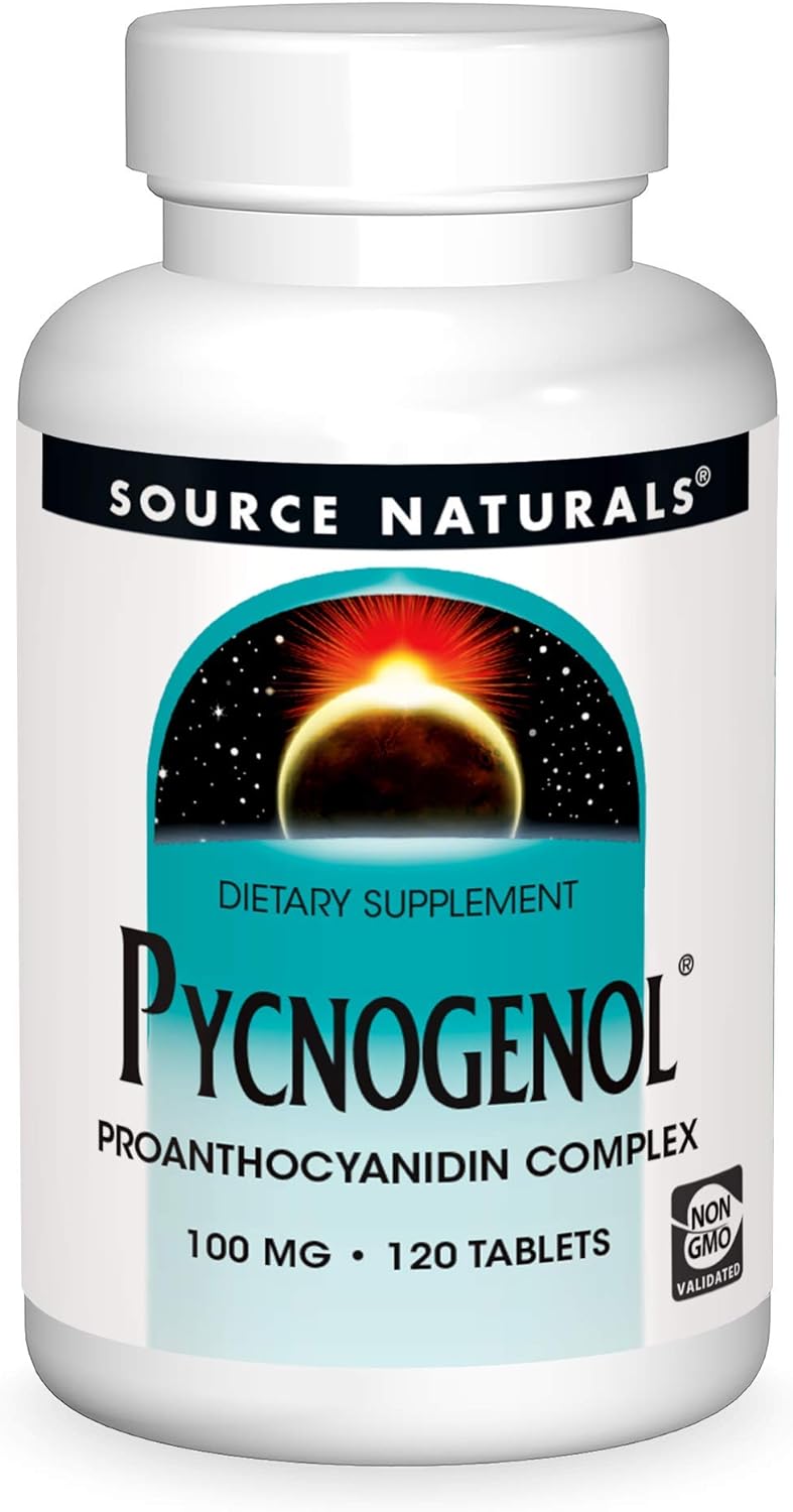 Source Naturals Pycnogenol, Proanthocyanidin Complex, 100 mg - 120 Tablets