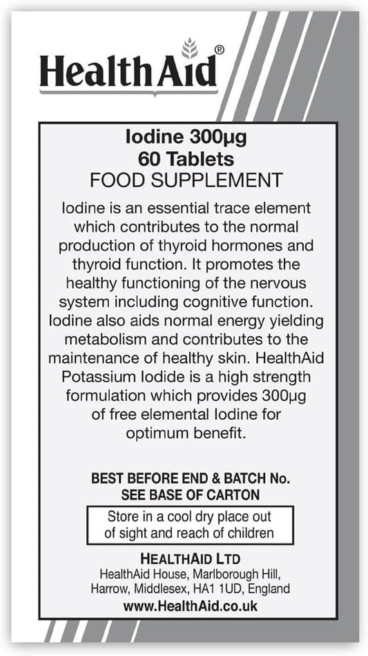 Healthaid 300Mcg Idiodine Tablets - Pack Of 120 Tablets