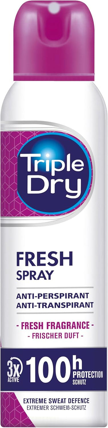 Triple Dry Women | With Charcoal Anti-Perspirant Roll On 50Ml | 72-Hour Protection Against Excessive Sweating | Fights Odour | Triple Active Formula | Clinically Proven | Female