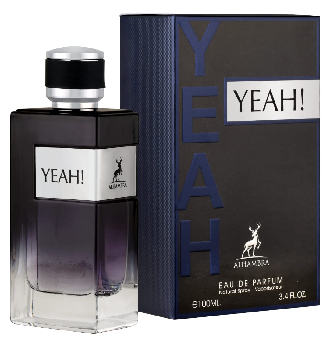 Maison Alhambra Yeah! Man Parfum For Men Eau De Parfum Spray, 3.4 Ounce / 100 Ml