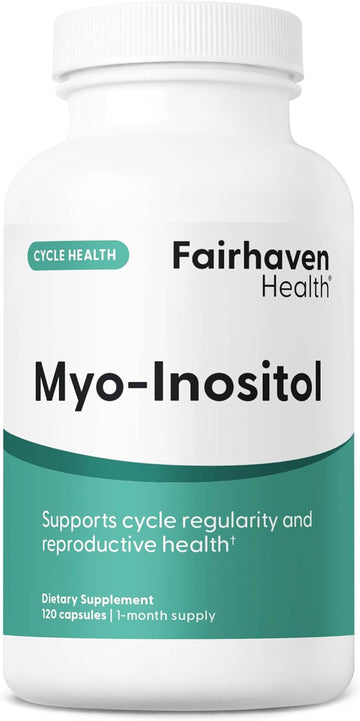 Fairhaven Health Myo-Inositol Supplement For Women And Men | Vitamin B8 2000Mg | Vegan Inositol Powder Capsules | Gluten, Dairy And Soy Free | 240 Myo Inositol Capsules