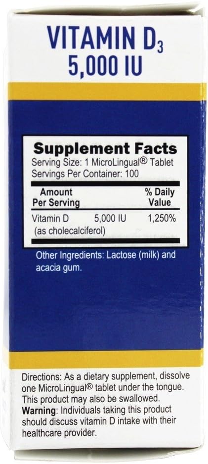 Superior Source Vitamin D3 Extra Strength 5,000 IU 100