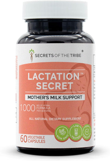 Secrets of the Tribe - Lactation Secret, Mother's Milk Support, Herbal Supplement Blend (60 Capsules)