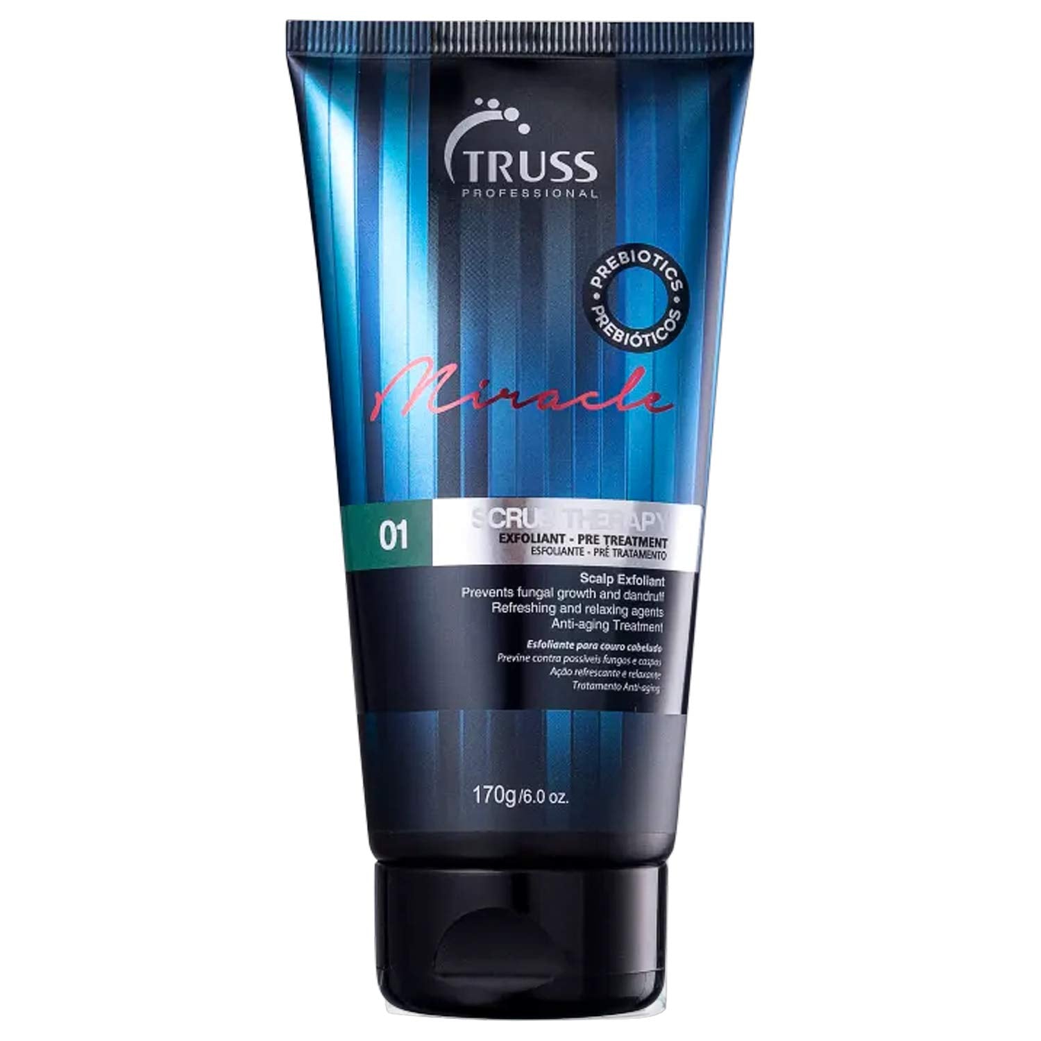 Truss Scrub Therapy Scalp Exfoliant Treatment - Anti Dandruff Treatment For Dry, Itchy & Flaky Scalp - Antibacterial Exfoliator