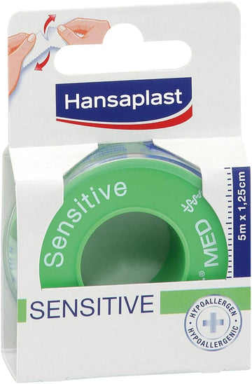 Hansaplast Sensitive Fixierpflaster 5 M X 1,25 Cm, 1 Pcs. Patch