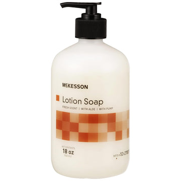 McKesson Lotion Hand Soap - Gentle Soap with Aloe - Fresh Scent - 18 oz, 1 Count