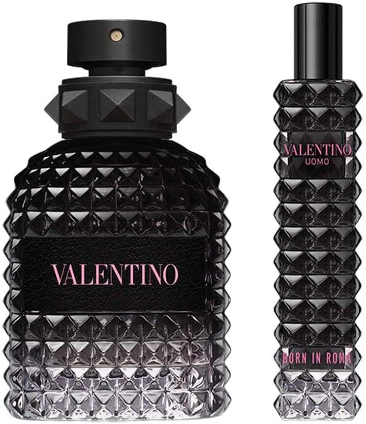 Valentino Uomo Born In Roma Gift Set Eau De Toilette 50Ml & 15Ml Travel Spray