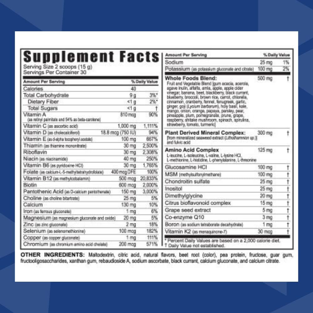 Youngevity Beyond Tangy Tangerine - Original Formula | Multi-Vitamin & Mineral Complex | Made With Natural & Whole Foods | 5,745 Orac | 1 Pack