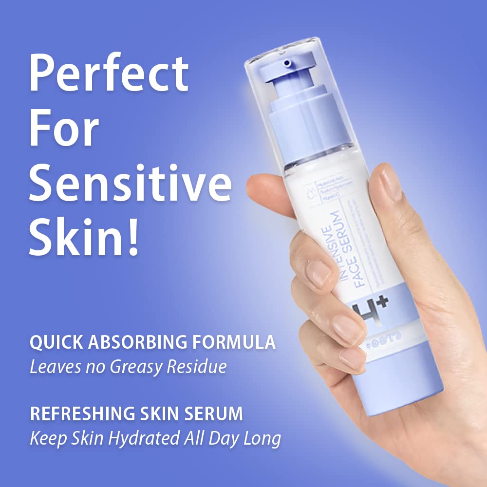 Intensive Hydrating Serum Moisturizing Face Serum Korean, Hydrating, Revitalizing, Hyaluronic Acid, Sodium Hyaluronate, Vitamin C Facial Cream 50G