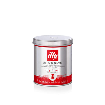 Illy Drip Coffee - Ground Coffee - 100% Arabica Ground Coffee – Classico Medium Roast - Notes Of Caramel, Orange Blossom & Jasmine - No Preservatives – Mild & Balanced – 4.4 Ounce, 12 Pack
