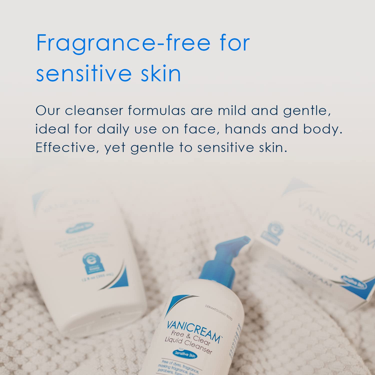 Vanicream Liquid Cleanser - 8 fl oz – Unscented, Gluten-Free Formula for Sensitive Skin : Beauty & Personal Care