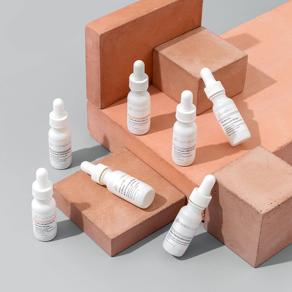 Glo Skin Beauty The Solution Serums Set | Target And Treat Specific Skin Concerns Including Dryness, Fine Lines, Hyperpigmentation, Blemishes, And Sensitivity : Beauty & Personal Care