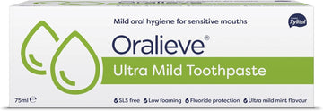 Oralieve Ultra Mild Toothpaste - Sls Free, Dry Mouth Formula, Fluoride & Xylitol Toothpaste - 5 X 75Ml