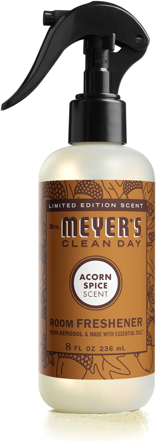 Mrs. Meyer's Clean Day Room Freshener, Acorn Spice 8 Fl OZ (Pack of 1)