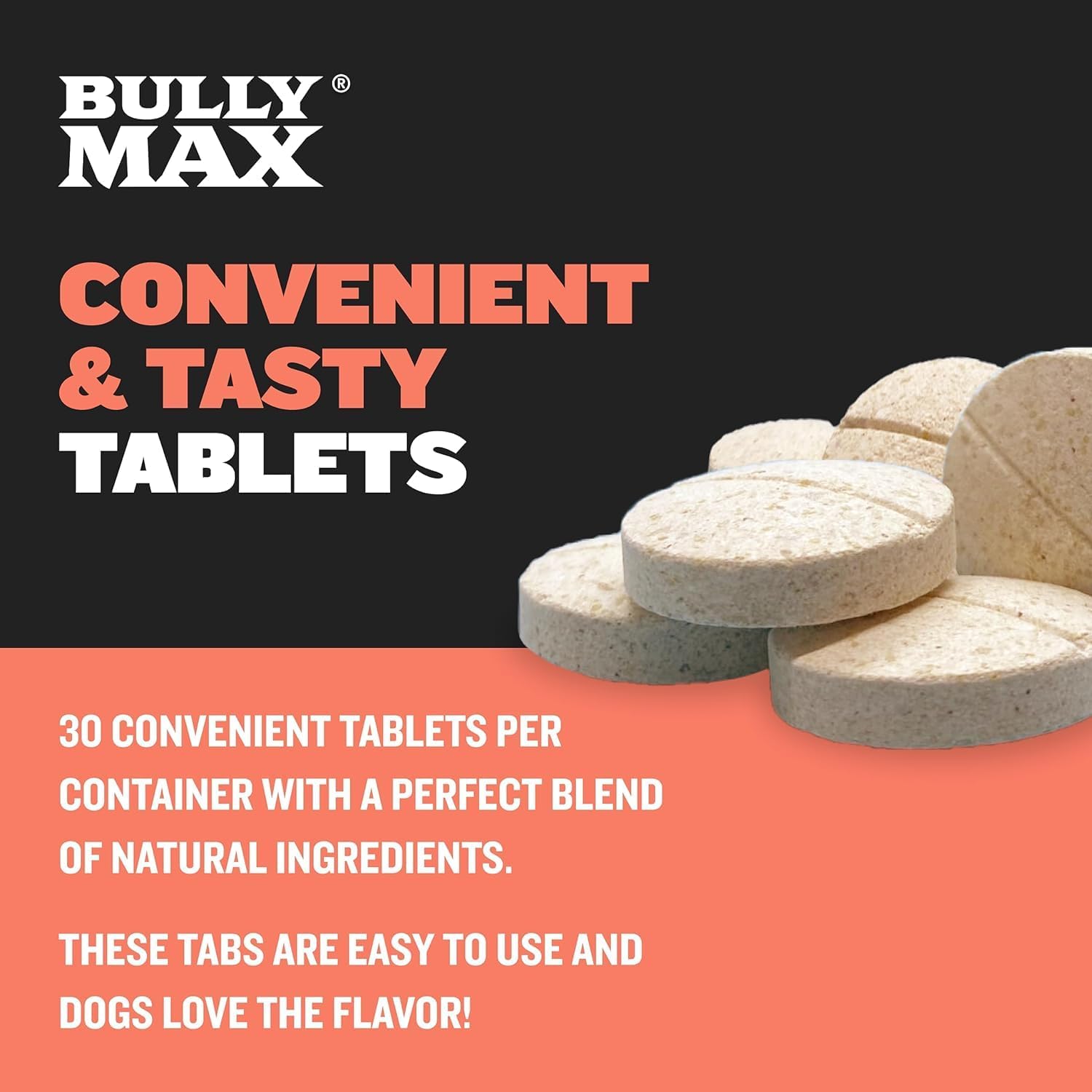 Bully Max 2-In-1 Puppy Vitamins - 30 Chewable Tablets For Growth & Development Of Puppies - Multivitamin Treats & Essential Dog Supplements For Small Dogs & Large Breed Growing Pups - 3 Bottles : Pet Supplies