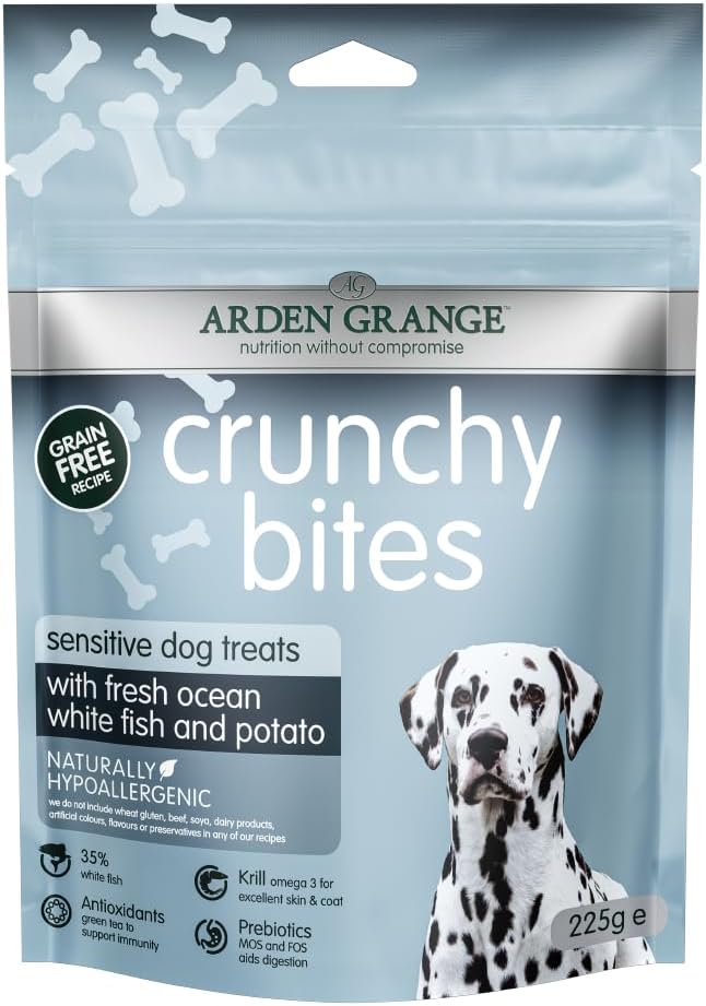 Arden Grange Crunchy Bites Senstive, 225 g :Pet Supplies