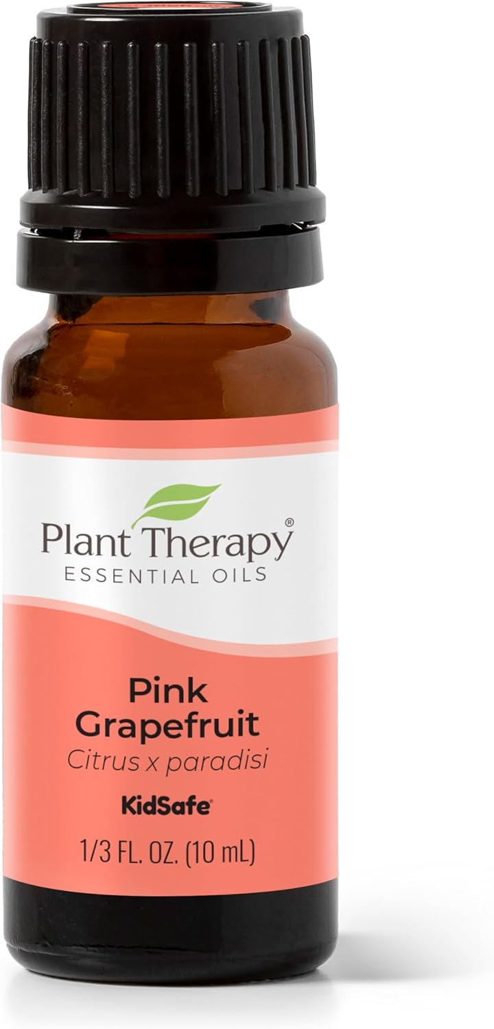 Plant Therapy Pink Grapefruit Essential Oil 10 Ml (1/3 Oz) 100% Pure, Undiluted, Natural Aromatherapy, Therapeutic Grade