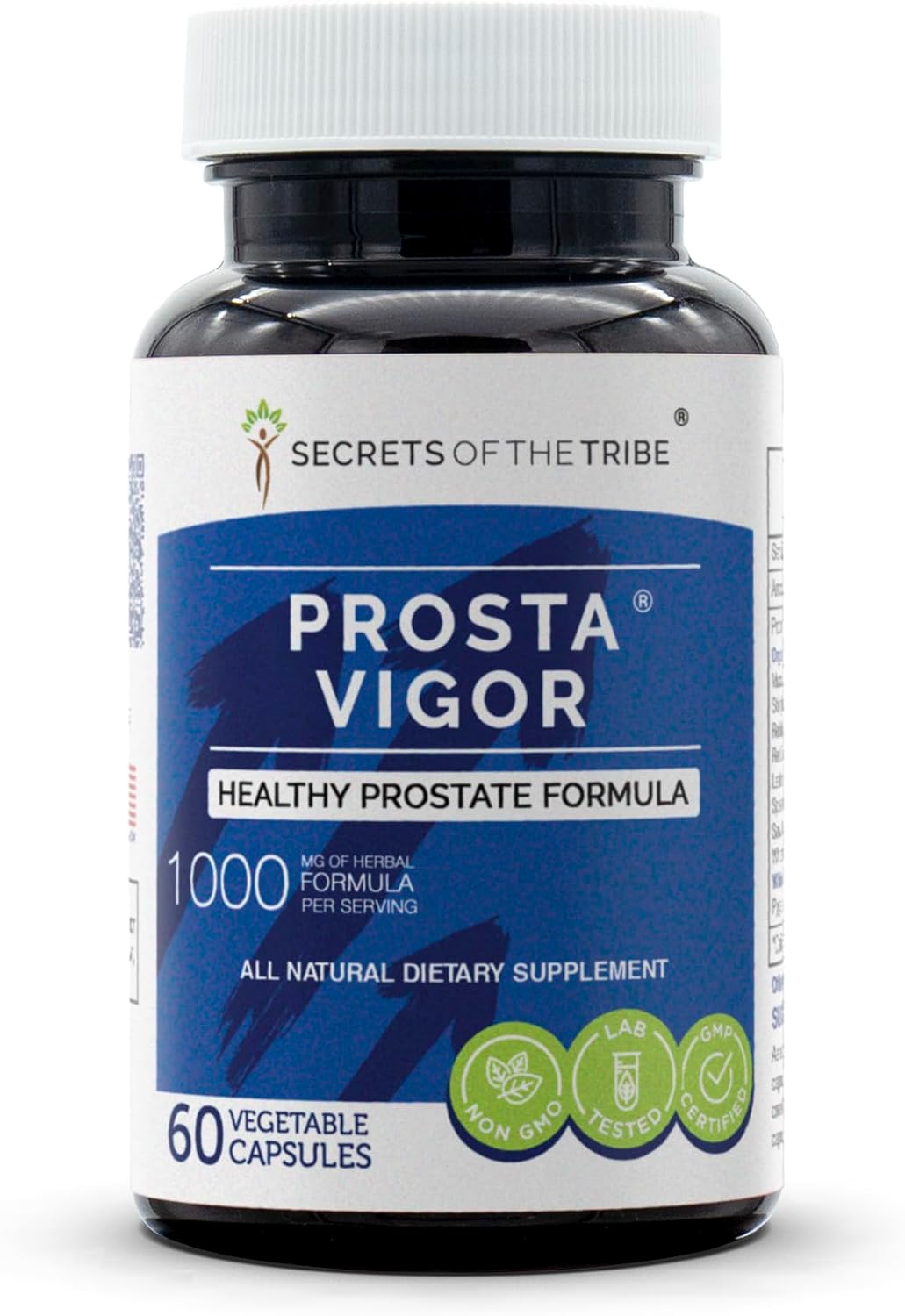 Secrets Of The Tribe - Prosta Vigor, Healthy Prostate Formula, Herbal Supplement Blend (60 Capsules)