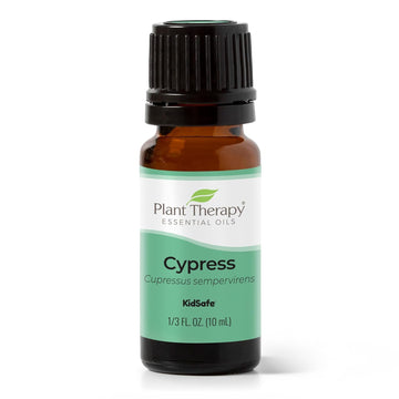 Plant Therapy Cypress Essential Oil 100% Pure, Undiluted, Natural Aromatherapy For Diffuser & Skin, Therapeutic Grade 10 Ml (1/3 Oz) Cypres Oil Refreshing & Clearing