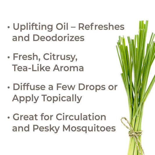 Plant Therapy Lemongrass Organic Essential Oil 100% Pure, Usda Certified Organic, Undiluted, Natural Aromatherapy, Therapeutic Grade 100 Ml (3.3 Oz)