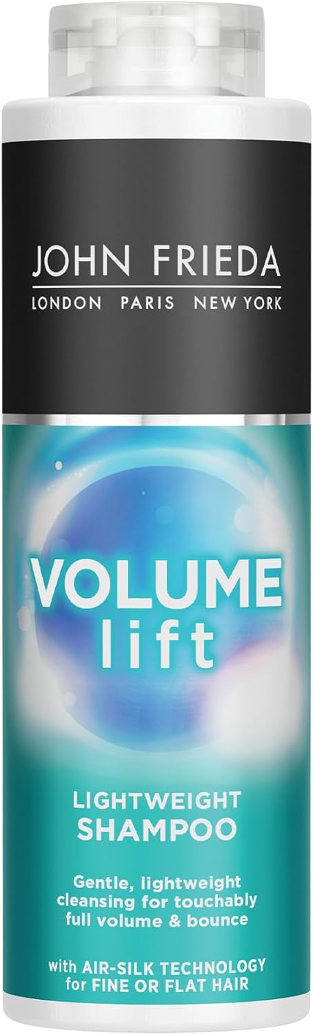 John Frieda Volume Lift Lightweight Shampoo 500 Ml, Shampoo For Flat, Fine Hair, Shampoo Value Pack