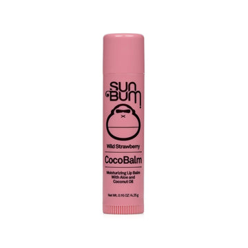 Sun Bum Wild Strawberry Cocobalm | Hydrating Lip Balm with Aloe | Paraben Free, Silicone Free,| 0.15oz Stick